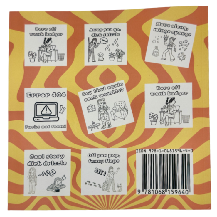 The Sweary Colouring Book - Back
